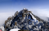2016年2月19日，九华山天台寺，又名“地藏寺“、“地藏禅寺”，位于九华山的天台峰顶，海拔1306米，为九华山位置最高的寺院。 .jpg