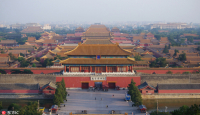 2013年8月3日，北京故宫博物院远景。.jpg